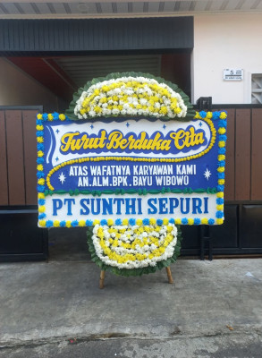 Papan Bunga Duka di Batung Taba Nan Xx